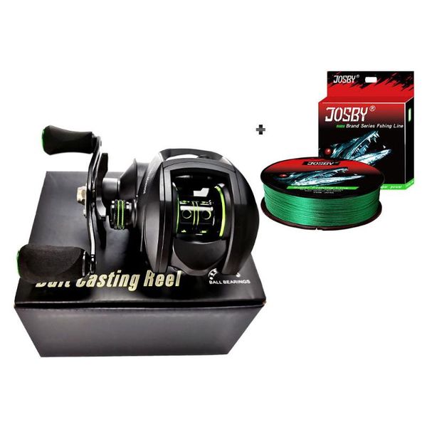 

baitcasting super strong max drag fishing reel 8:1:1 gear ratio magnetic force 2000 series reels