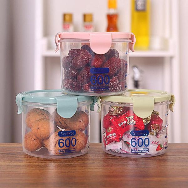 

storage bottles & jars sealed kitchen noodle box plastic grain tank organizer