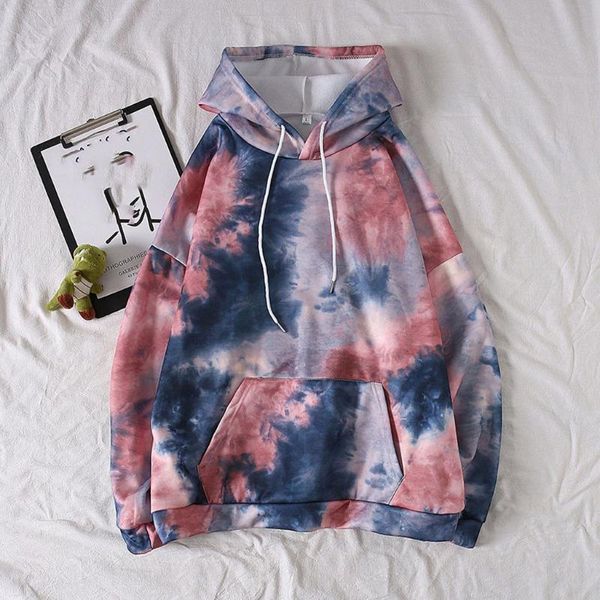 

women's hoodies & sweatshirts oversized tie-dye for women fashion print sweatshirt loose long sleeve streetwear clothes hoodie winter#g, Black