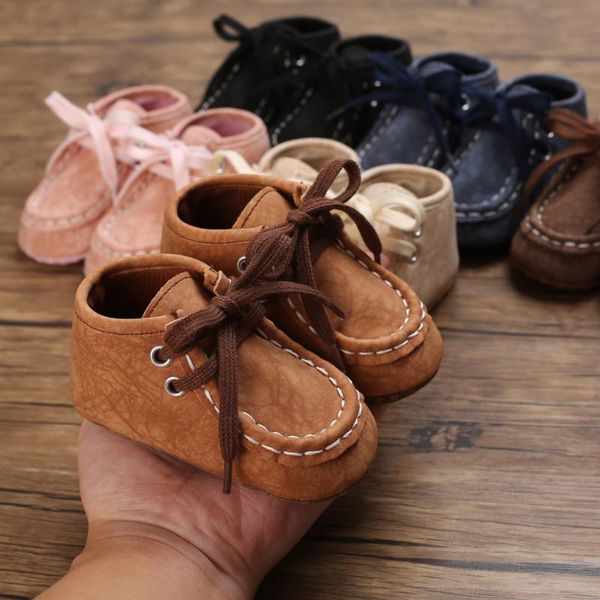 

first walkers retro toddler baby boys girls shoes ankle sneakers anti-slip sole infant born prewalker crib moccasins