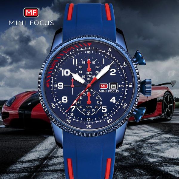 

wristwatches mini focus military watch men chronograph mens brand watches quartz sports silicone relogio masculino 2021, Slivery;brown