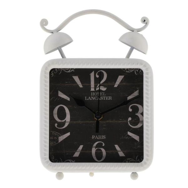 

wall clocks retro shabby chic clock large time display metal shell decorative