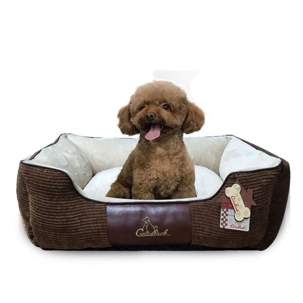 

pet supplies home luxury dog bed cat nest hand wash mechanical breathable waterproof beds for small dogs kennels & pens
