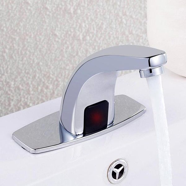 

kitchen faucets & cold bathroom automatic touch sensor water saving inductive electric tap battery power