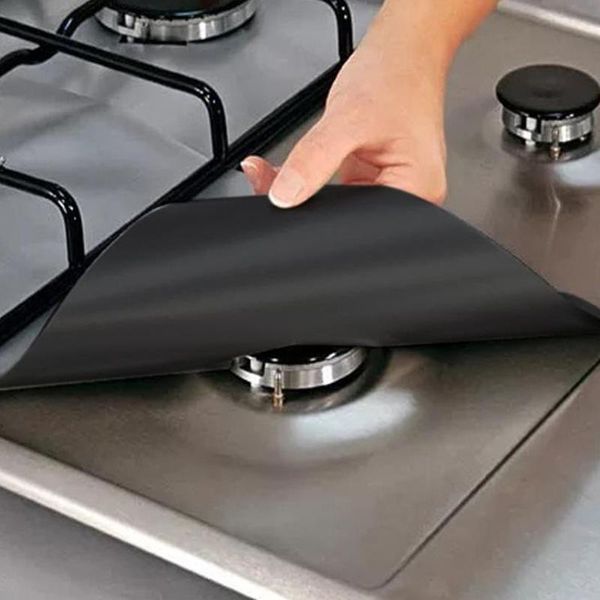 

mats & pads 4 pc stove protector cover liner gas stoveburner kitchen accessories mat cooker