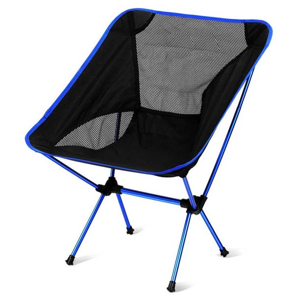 

ultralight outdoor portable folding chair camping picnic hiking leisure travel beach backpack moon fishing accessories