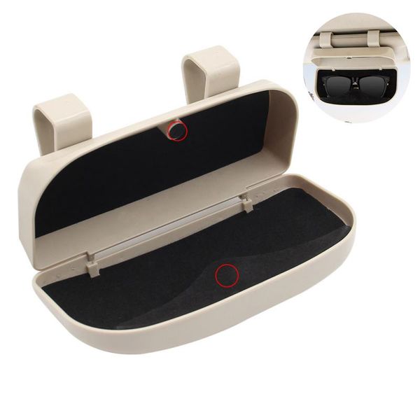 

other interior accessories car glasses case sunglasses storage box 3 colors auto holder sun visor automobiles cover