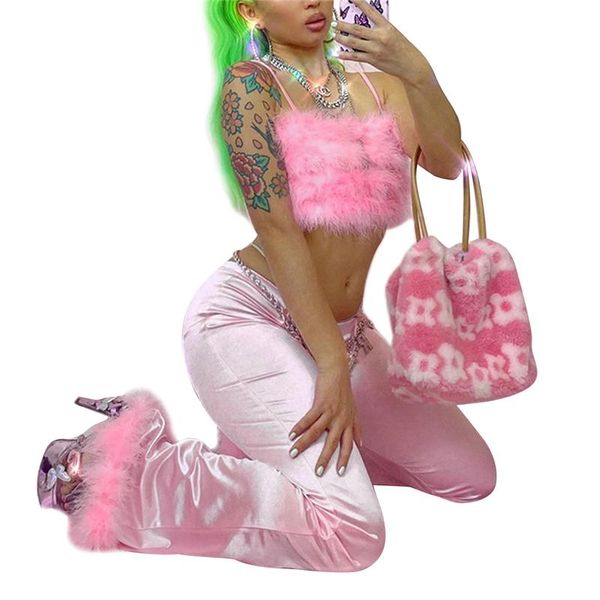 

women feather edge fit flare pants, pink sweet fashion classic high waisted elastic belt flared leggings for spring, autumn women's pan, Black;white