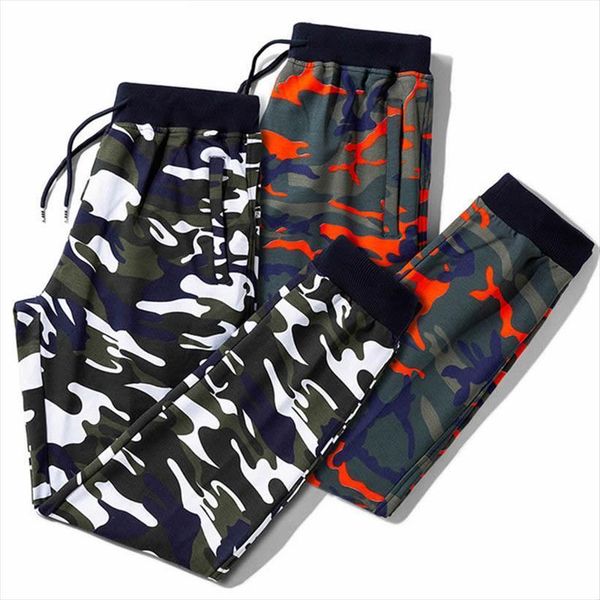 

plus m 8xl cotton jogger women pant autumn pencil harem camouflage military sweatpans loose comfortable camo cargo trousers, Black