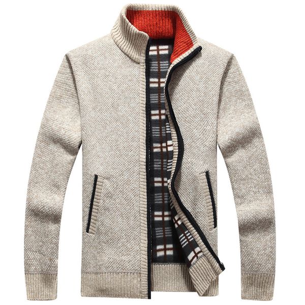 

men's jackets fashion men's jacket high neck street coat cardigan autumn casual 3xl, Black;brown