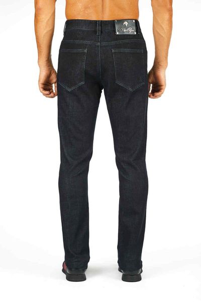 

men's pants jeans men 2022 autumn style commerce fashion geometric pattern heavy weight, Black
