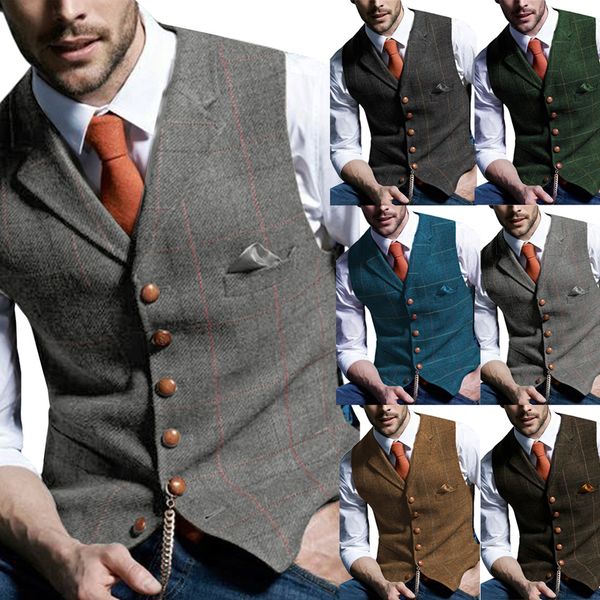 

men's casual vt, wool soft plaid et, military green, tweed, busins, bt wedding and party, gray, Black;white