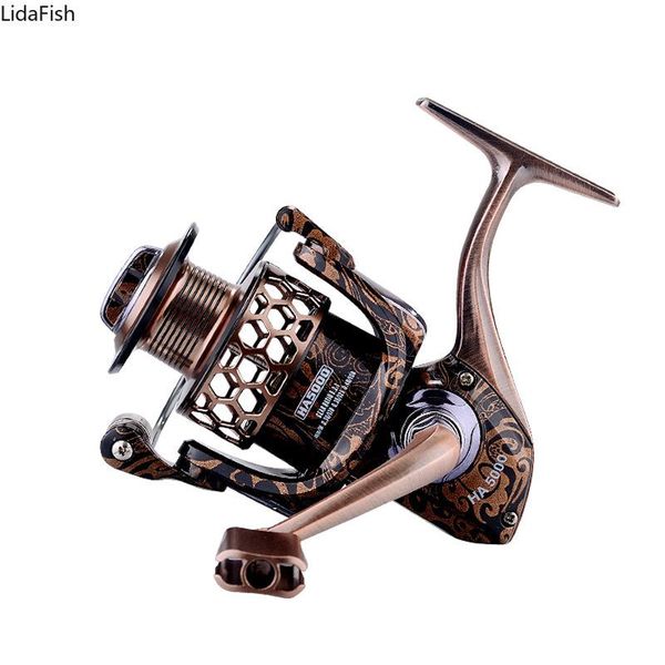 

spinning fishing reel 1000-7000 series 5.1:1 /5.2:1 gear ratio bass coil boat rock wheel baitcasting reels