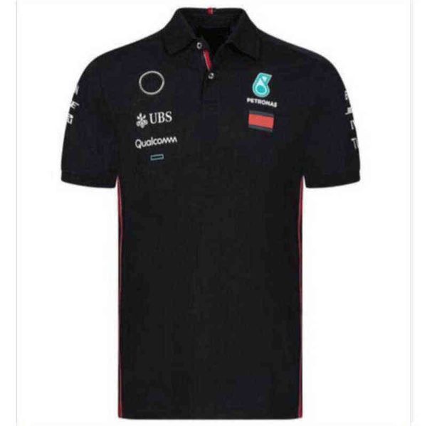

luxury mercedes petronas designer men's t shirts amg f1 formula one racing polos women casual short sleeve t-shirts benz polo lewis ham, White;black