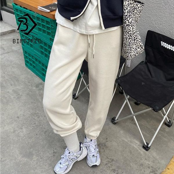 

spring women vintage high waist wide leg corduroy jogger pants baggy ankle length trouser bf autumn casual sportswear b0d807f women's &, Black;white