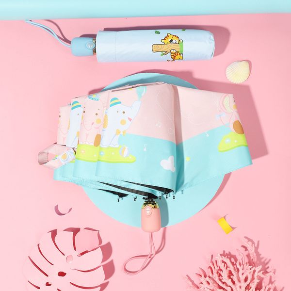 

children's fully automatic folding sunscreen gift sunshine umbrella