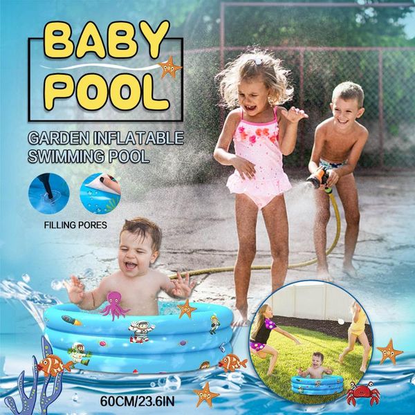 

pool & accessories 35in baby swimming pvc inflatable children summer kids water toys bathtub round blue star alliance