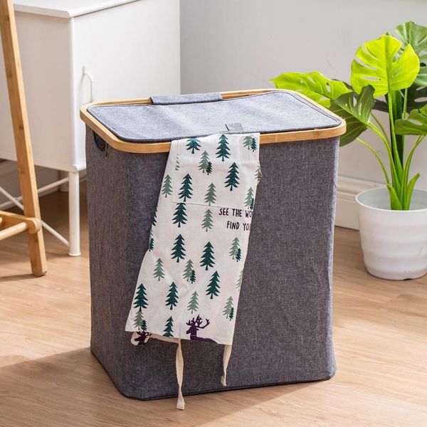 

japanese folding dirty clothes basket fabric portable storage nordic household large laundry baskets