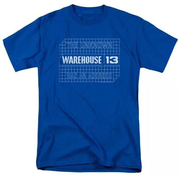 

warehouse 13 blueprint logo t-shirt sizes s-3x new, White;black