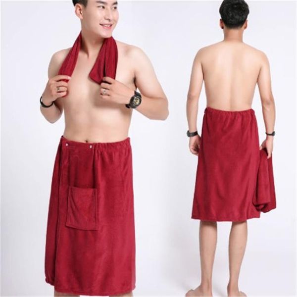 

towel 1 set men's bath skirt, microfiber, bathrobe, steaming towel, el, absorbent