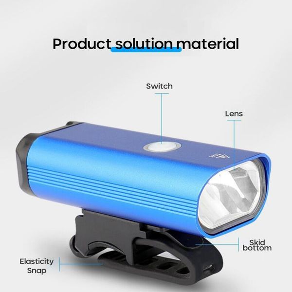 

bike lights 5wxpg bicycle headlamp mountain aluminum alloy lamp usb charging high brightness lighting riding equipment accessories