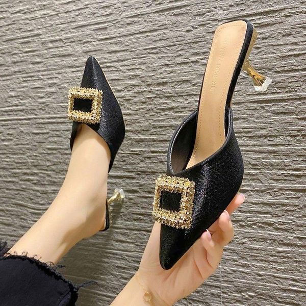 

dress shoes women high sandals summer chaussure femme zapatos mujer, Black