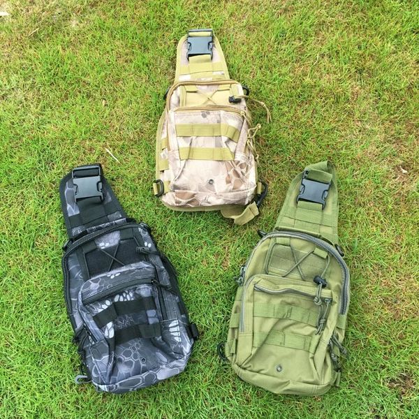

syeendy outdoor shoulder military tactical backpack oxford camping travel hiking trekking runsack bag utility chest bags