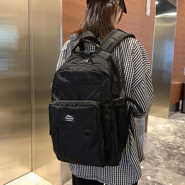 

simple and casual backpack harajuku high capacity college