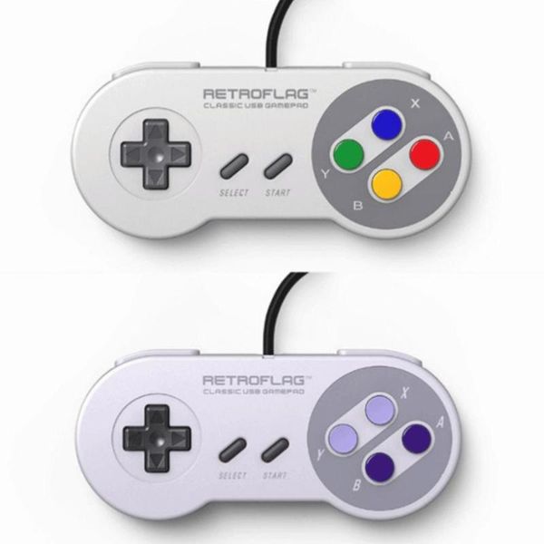 

game controllers & joysticks retroflag classic wired usb gaming controller xinput dinput turbo function compatible with raspberry pi windows