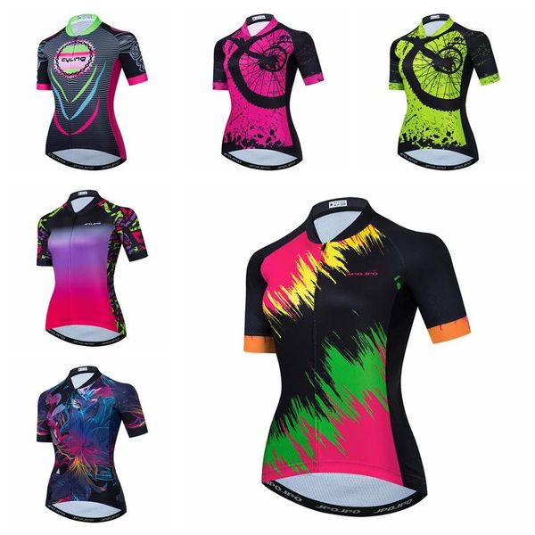 

racing jackets women's bicycle mtb cycling wear, Black;red