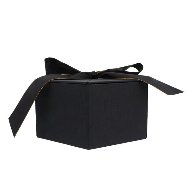 

1pc hexagon container wedding gift box festival candy boxes exquisite wrap