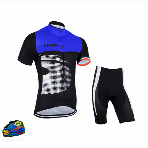 

racing sets 2021 strava short maillot culotteblack cycling jersey 20d bib set mtb uniform bike clothing quick dry bicycle wear clothes mens, Black;blue