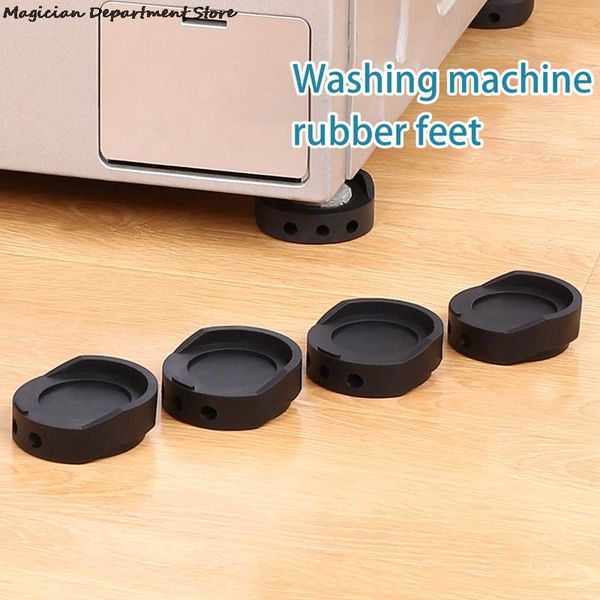 

table non-slip mat silicone 4-piece washing machine shockproof floor feet pads rubber protectors bathroom bath mats