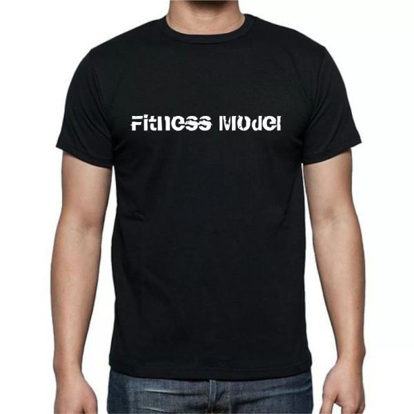 

fitness model work out exercise t-shirt tee, White;black
