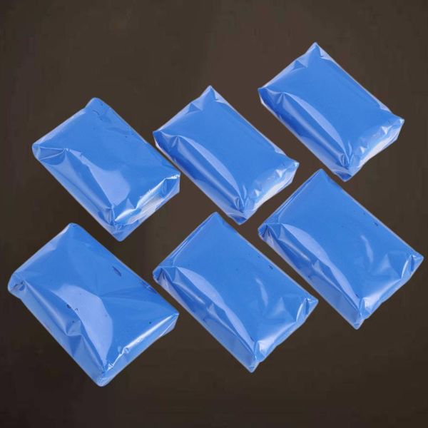 

car sponge 6pcs clay bar 100g auto detailing vehicle cleaner(blue)