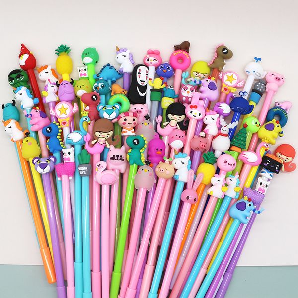 

cartoon neutral pen signature cute creative girl heart black student stationery gifts