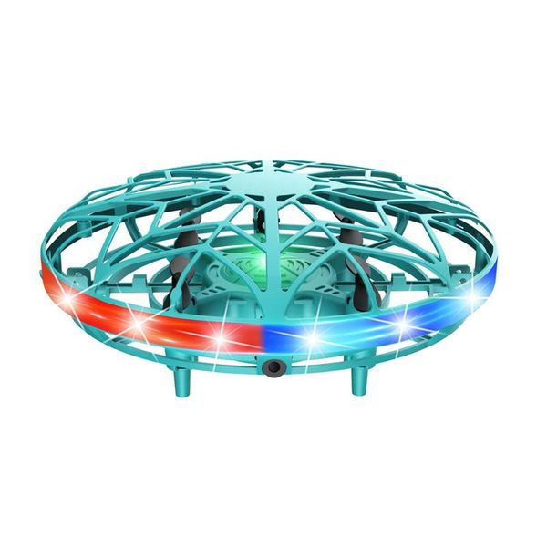 

drones mini rc quadcopter drone hand induction ufo aircraft toys somatosensory led lights remote control for boys kids