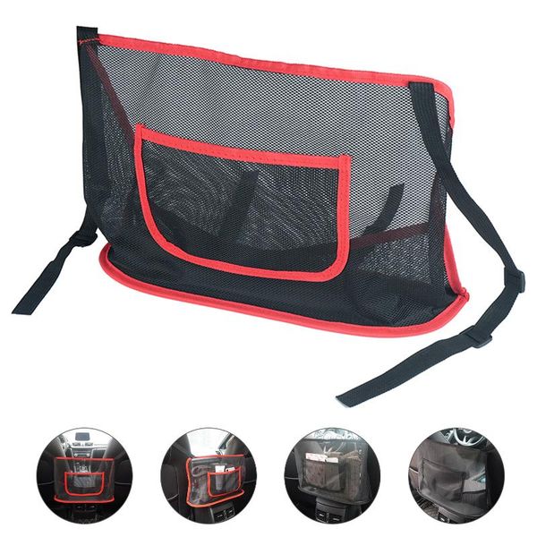 

storage bags car net pocket handbag holder seat bag large capacity for purse phone documents
