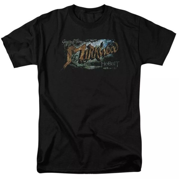 

hobbit greetings from mirkwood t-shirt sizes s-3x new, White;black