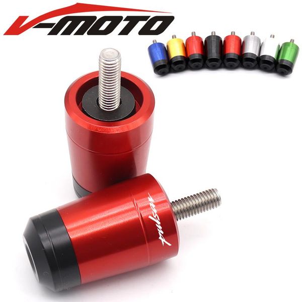 

handlebars cnc motorcycle 7/8'' 22 mm handlebar cap motocross handle bar grips ends for bajaj pulsar 200 come ns 2