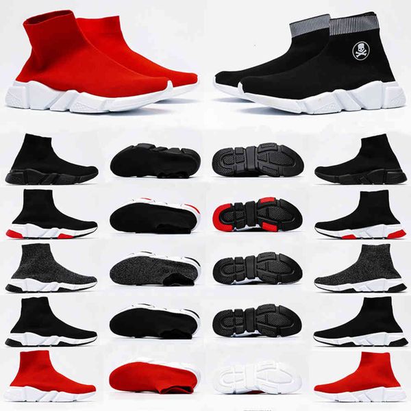 

[in-stock]mens speed runner trainer 1.0 sock casual shoes platform womens sneakers triple black white classic with lace jogging walking brsj