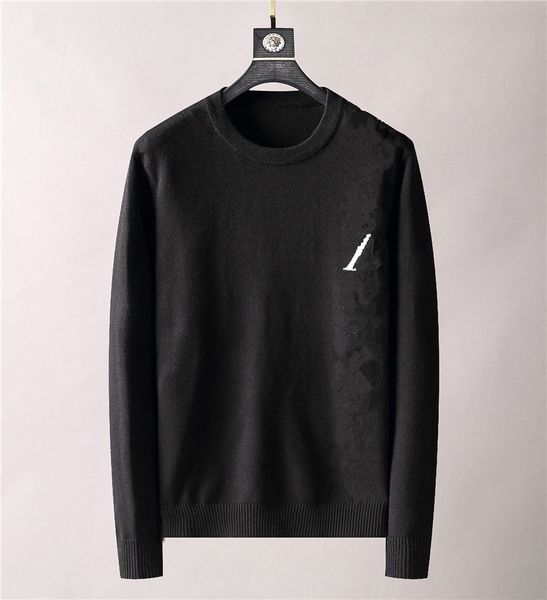 

designer mens sweaters jumpers 2021 winter street sweatshirt letter long sleeve knited sweater activewear sportwear for men womens clothing, White;black