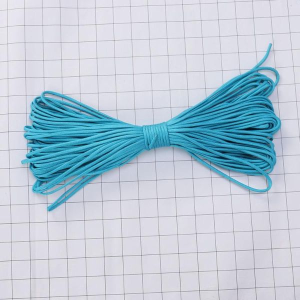 

outdoor gadgets paracord survival seven cores umbrella rope crafting kit nylon parachute cord (30 meters, blue)