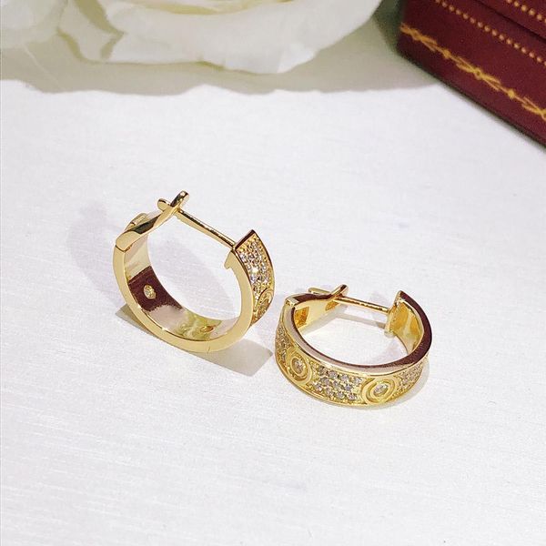 

s925 pure silver ear nail high end gorgeous fashion party lady earrings shining freight screw street style star products gifts for love