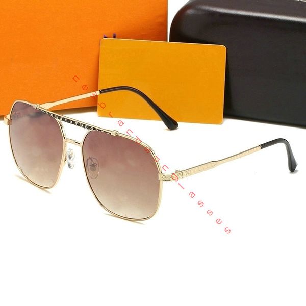 

men vintage sunglasses 0937 square plate metal combination board strong euro size uv400 lens with box frameless color plated frame come sonn, White;black