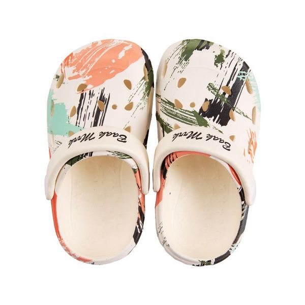 

slipper children' sandals and slippers summer 1~5 years old female baby hole soft bottom toddler child boy indoor kids, Black;grey