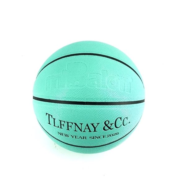 

rubber skin basketball pu7 match training net red tiffany blue nba520 gift