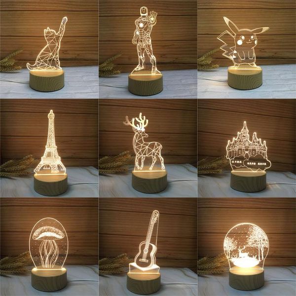 

christmas decorations 1set year gifts 3d santa elk night light ornaments decoration for home xmas diy party navidad decor usb power 2022