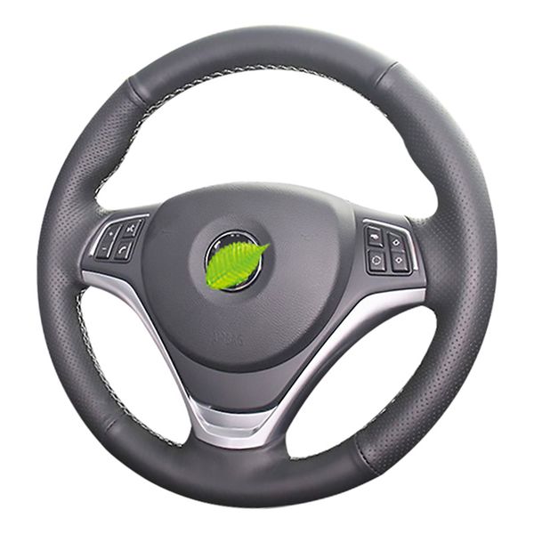 

alcantara for bmw x1 steering wheel cover 1 series 118i 135 120 116 2010-2015 2011 2012 2013 2014 leather car accessories