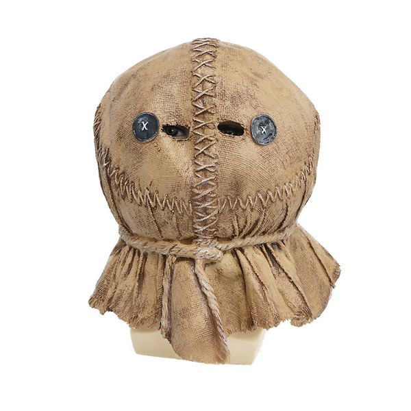 

mask latex scarecrow headgear texas killer halloween mask scary baby dance props